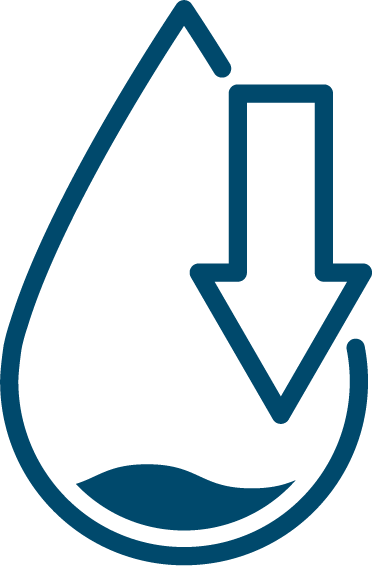 Double wall to reduce ambient temperature effect, minimizing condensation buildup