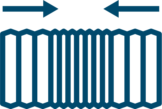 The compressed designed can save more storage space and easier to transport